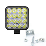 Super Bright 48W 16 LED Working Light, IP67 Waterproof 9-30V for Truck 4x4 SUV ATV, Flood Spot Combo Beam, Durable Work Light