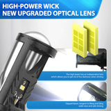 H4 LED Projector Headlight Bulb 6000K White Super Bright 90W 12000LM Mini Lens Design Plug & Play for Cars Trucks SUVs