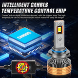 H1 H4 H7 H11 9005 9006 9012 HB4 HB3 LED Headlight Bulbs 6000K White Super Bright 140W 18000LM 4 COPPER TUBE HEAT DISSIPATION Plug-and-Play for Toyota Honda Ford