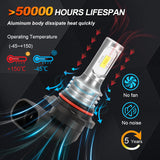 H4 LED Fog Lamp Bulbs IP67 Waterproof Dustproof for Rainy Snowy Foggy Weather