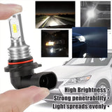 H4 LED Fog Lamp Bulbs IP67 Waterproof Dustproof for Rainy Snowy Foggy Weather
