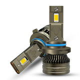 H1 H7 9006 9005 H4 H11 9012 LED Headlight Bulbs 6000K White 16000LM 120W Super Bright Copper Tube Heat Dissipation Plug-and-Play Conversion Kit