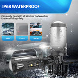 H4 LED Projector Headlight Bulb 6000K White Super Bright 90W 12000LM Mini Lens Design Plug & Play for Cars Trucks SUVs