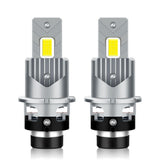 D2S D2R D4S LED Headlight Bulb 6000K White Super Bright 110W 16000LM Direct Fit Xenon HID Replacement