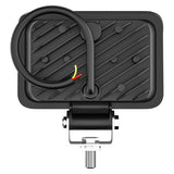 4.33 Inch Rectangular LED Work Light Dual Color White+Amber Yellow IP67 Waterproof Dustproof 9-30V DC 78W 12000LM Spot Beam LED Work Light for Car Motorcycle RV Camper Tractor Utility Vehicle