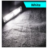6 Inch Rectangle LED Heavy Machinery Working Light, 12V 2000LM High Anti-Interference Wide Voltage, IP67 Oil Resistant Waterproof Dustproof, Reinforced Rectangle Lamp for Crane Loader Bulldozer