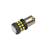 1156 BA15S 1157 BAY15D P21W P21/5W S25 LED Bulb 28SMD 360° Beam With Projector Lens Brake Turn Signal Running Light