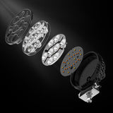 4.33 Inch Round LED Working Light DRL, 20W 3800LM 9-30V IP67 Waterproof Cost-Effective Design, Universal Offroad Light for ATV UTV Off-Road Enthusiast Modified Parts