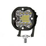 Super Bright 3.07 Inch Square LED Work Light IP67 Waterproof 9-30V DC  22W 6000K 3000LM Flood Beam for Offroad Truck Tractor ATV SUV Marine Boat Construction Light