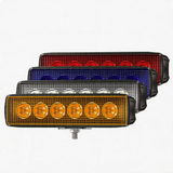 5.91 Inch Rectangle LED Working Light, 18W 1800LM IP67 Waterproof Multi-Angle Adjustable Bracket, 6000K Daylight LED Lamp for Garage Workshop Offroad Maintenance