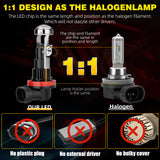 H4 H7 9005 9006 H11 LED Headlight Bulbs 60W 8000LM Super Bright 6000K White IP68 Waterproof for Cars SUVs Trucks