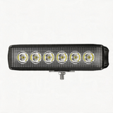 5.91 Inch Rectangle LED Working Light, 18W 1800LM IP67 Waterproof Multi-Angle Adjustable Bracket, 6000K Daylight LED Lamp for Garage Workshop Offroad Maintenance