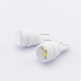 T10 194 168 W5W Ceramic LED Bulb 6500K White 12V Car LED Light for Dome Map Door Courtesy License Plate Side Marker Dashboard Trunk Lamp (Transparent Spot beam lens)