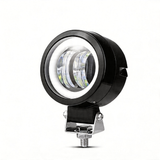 LED Motorcycle Spotlight + DRL, IP67 Waterproof, 20W 1800LM 9-30V DC, High Lumen, Energy-Saving, Easy DIY Installation for All Motorcycle Models