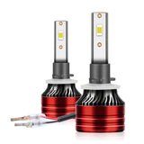 H1 H4 H7 880 881 H11 H8 H13 LED Headlight Bulb 12V-24V 60W 8000LM, IP68 Waterproof Aviation Aluminum Heat Dissipation Design