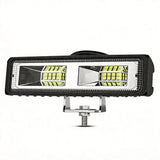 5.91 Inch Rectangle LED High Lumen Work Light, 3800LM Combo Beam 12V IP67 Heavy Duty Fully Sealed, Durable Rectangle Driving Lamp for Excavator Tractor 4x4 Overland Vehicles