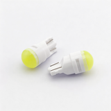 T10 Ceramic LED Interior Exterior Bulb W5W 194 168 6500K White 12V Auto Light for Dome Map Door Side Marker Light  (3D Spot Beam Lens)