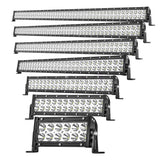 7.09 - 51.97 Inch Slim Straight LED Off Road Light Bar 36W-300W 1200-10000LM, Super Bright Spot Beam, IP67 Waterproof 9-36V, for Truck SUV Jeep Wrangler, Off Road Long Distance Light