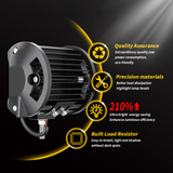 ZXREEK Canbus T10 12 3030 LED-Glühbirne 12 V-24 V Canbus 6000 K Innenkeil-Türleuchten (10 Stück)