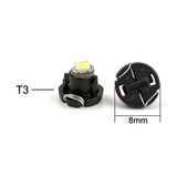 T3 T4.2 T4.7 LED Twist Lock Dashboard Bulb 12V Interior Gauge Cluster Light Replacement