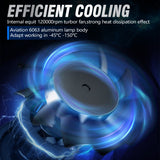 9005 HB3 9006 HB4 H1 H4 H7 H11  LED Headlight Bulbs 12V 50W 6000K Cool White 6000LM IP68 Waterproof Car Headlight Kit