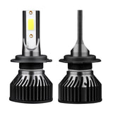 H4 9003 H11 9005 9006 H7 H1 H3 LED Headlight Bulbs, 48W 4800LM 6000K White, 360° Adjustable Lock, Plug-and-Play Conversion Kit for Hi/Lo Beam, IP68 Waterproof