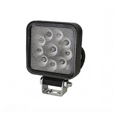 2.52 Inch Square LED Off-Road Working Light, Mini Size 9-30V Flood Beam, IP67 Vibration Resistant Waterproof Lens, Rugged Square Pod Light for ATV UTV RV Marine Boat Use