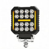 4.33 Inch Square LED Combo Beam Working Light, 9-30V 20W 3800LM , IP67 Harsh Environment Resistant, Anti-Scratch Square LED Light for Bulldozer Loader Off-Road Trip