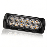 Heavy Duty Truck LED Side Marker Light IPX-4 Waterproof Sealed Housing, 12V-24V Surface Mount for Semi Trailer Lorry Bus