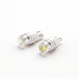 T10 Ceramic LED Automotive Bulb W5W 194 168 6000K White 12V for Car Dome Map Door Side Marker Trunk Light  (Transparent Diffused Beam Lens)