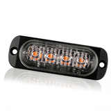 12-24V Universal LED Truck Side Marker Lights, 4 LED IPX-4 Waterproof Steady Strobe Flash, All-Weather Durable