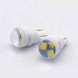 T10 LED Interior Bulb W5W 194 168 Ceramic Body 6000K White 12V Automotive Light for Dome Map Door Courtesy Lamp  (Transparent Spot Beam Lens)