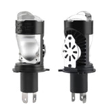 H4/9003 LED Projector Headlight Bulbs, 13600LM 100W 6000K, Plug-and-Play Conversion Kit for Hi/Lo Beam, IP68 Waterproof