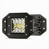 4.72 Inch LED Industrial Working Light, 16W 1600LM 9-30V Ultra Wide DC Voltage Range, IP67 Rustproof Waterproof Anti-Corrosion, Square Flood Light for Construction Machinery & Farm Vehicles
