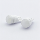 T10 LED Bulb W5W 194 168 Ceramic Heatsink 6500K White 12V Auto Interior Light for Dome Map Door License Plate Side Marker Lamp  (Smoked Spot beam lens)