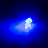 T10 Ceramics Interior Exterior Bright LED Bulb Light 168 175 194 2825 W5W Size Bulb （Transparent Wedge Combo Beam Lens）