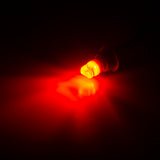 T10 Ceramics Interior Exterior Bright LED Bulb Light 168 175 194 2825 W5W Size Bulb （Transparent Wedge Combo Beam Lens）