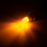 T10 Ceramics Interior Exterior Bright LED Bulb Light 168 175 194 2825 W5W Size Bulb （Transparent Wedge Combo Beam Lens）