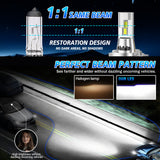 H11 H8 H9 H1 H7 H4 9005 9006 LED Headlight Bulbs Fanless Plug and Play 1:1 Mini Design 56W 7600LM Universal for Motorcycles and Cars