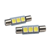 Festoon LED Bulb 12V-24V 29mm  3 5050 SMD Car Interior Light for Dome Map Door Courtesy Trunk License Plate Reading Lamp Easy Install Auto LED Bulb