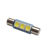 Festoon LED Bulb 12V-24V 29mm  3 5050 SMD Car Interior Light for Dome Map Door Courtesy Trunk License Plate Reading Lamp Easy Install Auto LED Bulb