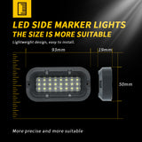 IP67 Waterproof LED Truck Side Marker Lights Emergency Warning Light, 12-24V DC, 26LED Strobe Flash Energy Saving for Semi Truck Pickup RV