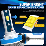 LED Headlight Bulbs H11 9005 HB3 9006 HB4 | 30W 4000LM | 6000K | IP68 Waterproof | Fog Light Compatible