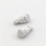 T10 LED Bulb W5W 194 168 Ceramic Heatsink 6500K White 12V Auto Interior Light for Dome Map Door License Plate Side Marker Lamp  (Smoked Spot beam lens)