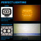4.45 Inch LED Working Light DRL, 9-30V 28W 2800LM IP67 Waterproof Combo Beam Lamp, Heat Dissipation Aluminum Shell Offroad Work Light for SUV Van Camper Off-Road Trip