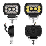 4.45 Inch LED Working Light DRL, 9-30V 28W 2800LM IP67 Waterproof Combo Beam Lamp, Heat Dissipation Aluminum Shell Offroad Work Light for SUV Van Camper Off-Road Trip