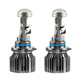 H4 H7 9005 9006 H11 LED Projector Headlight Bulb 6000K White 60W 8000LM High Low Beam with Clear Cut-Off Anti-Glare Design