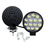 LED Work Light for Off Road, 42W 14 3030 SMD Spot Beam IP67 Waterproof, 6000K Pure White, 9-36V Wide Voltage, Durable Aluminum Alloy Housing