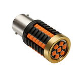 Super Bright 1156 1156 BA15S S25 LED Bulb Amber, 3030 SMD 43LED 360° Full Angle Turn Signal Light