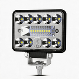 4 Inch Rectangle LED High Lumen Work Light, 2800LM 54W 9-30V IP67 Heavy Duty Fully Sealed, Durable Rectangle Driving Lamp for Excavator Tractor 4x4 Overland Vehicles